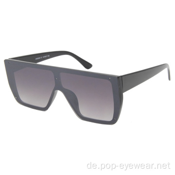 Top Shield Sonnenbrille Oversized Square randlose Sonnenbrille